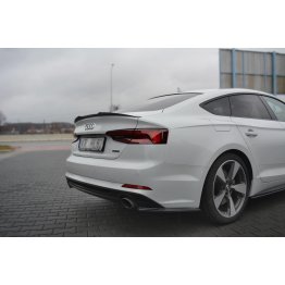 Накладка сплиттер на крышку багажника на Audi A5 B9 Sportback S-Line